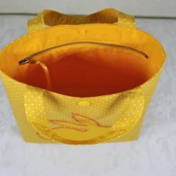 -Mädchentasche mit Hasen-Motiv, Kindergartentasche, Einkaufstasche,Kinderhandtasche