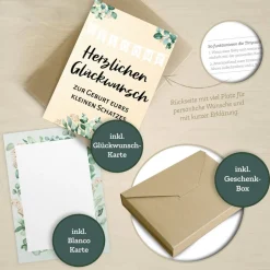 Meilensteinkarten GEBURT: 30+1 Foto- und Erinnerungs-Karten