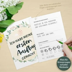 Meilensteinkarten GEBURT: 30+1 Foto- und Erinnerungs-Karten