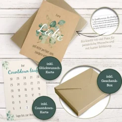 Meilensteinkarten: Verlobung bis Hochzeit