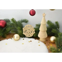 Mein erstes Weihnachten Holzkarte für das erste Weihnachtsfest Baby gravierte Meilensteinkarte aus Holz 10cm