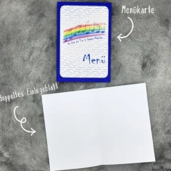 Menükarte Kommunion – Du bist ein Ton in Gottes Melodie (2)