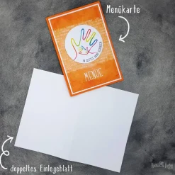 Menükarte Kommunion 