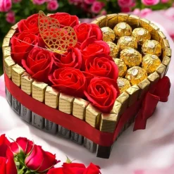 Merci Geschenk Geburtstag Pralinentorte Individuelle Geschenkidee Ferrero Rocher Seifen Rosen