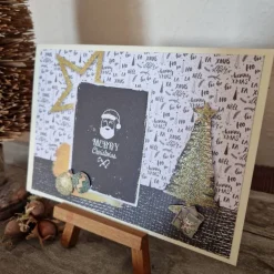 Merry Christmas - Tannenbaum -  Weihnachtskarte - Weihnachtsmann