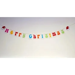 Merry Christmas Girlande/Frohe Weihnachten Girlande