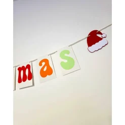 Merry Christmas Girlande/Frohe Weihnachten Girlande