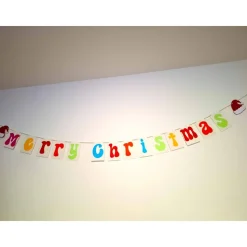Merry Christmas Girlande/Frohe Weihnachten Girlande