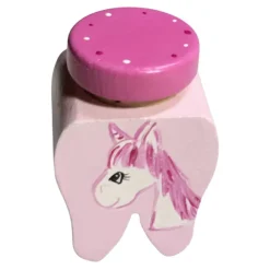 Milchzahndose Zahndose für Milchzähne Prinzessin Einhorn rosa