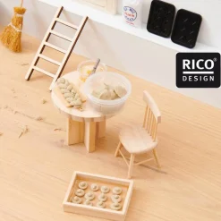 Mini Backset 4-teilig | Wichtelzubehör | Miniwelten gestalten