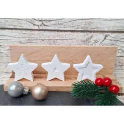 Mini Deko Baum ~ Engel ~ Stern ~ Weihnachtsdeko ~ Streuteile Weihnachten ~ Schutzengel