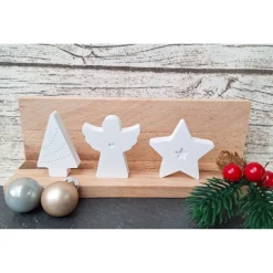 Mini Deko Baum ~ Engel ~ Stern ~ Weihnachtsdeko ~ Streuteile Weihnachten ~ Schutzengel