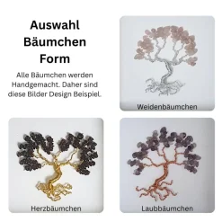 Mini Edelsteinbaum Geschenk / Opa du bist großartig/ Personalisierter Bilderrahmen / Lebensbaum/ Geschenkidee Opa