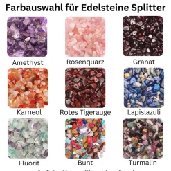 Mini Edelsteinbaum Geschenk/ Valentinstag/ Personalisierter Bilderrahmen / Lebensbaum/ Geschenkidee