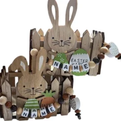 Mini Osterkorb Osternest Osterkiste mit Namen Junge oder Mädchen Tischdekoration