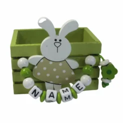 Mini Osterkorb Osternest Osterkiste mit Namen Junge Mädchen Ostern mit Farbwahl