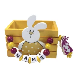 Mini Osterkorb Osternest Osterkiste mit Namen Junge Mädchen Ostern mit Farbwahl