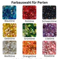 Mini Perlenbaum Geschenk – Personalisierter 3D Bilderrahmen als Lebensbaum zur Hochzeit