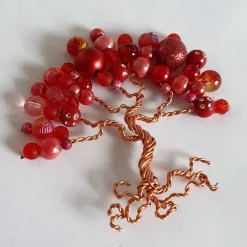 Mini Perlenbaum Geschenk zur Geburt / Personalisierter Bilderrahmen / Lebensbaum /Geburtsrahmen