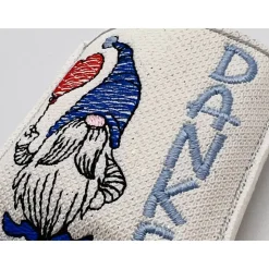 Mini Schokohülle / Geschenkidee / Gestickt / z.B. für Geldgeschenk