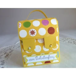 Mini Schulranzen, erster Schultag, zum Schulanfang, Mitgebsel, Einladung,Verpackung