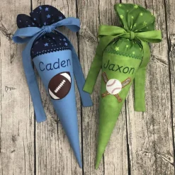 Mini Schultüte; Geschwistertüte; Kiga-Tüte nach Wunsch