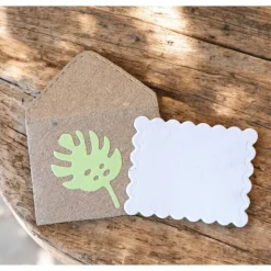 Mini Umschläge Floral mit Kärtchen – Gastgeschenk, Geldgeschenk & Mitbringsel – Kleine Briefumschläge für jede Feier