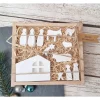Mini Weihnachtskrippe in Holzbox ~ Krippe zu Weihnachten in Geschenkbox ~ Deko