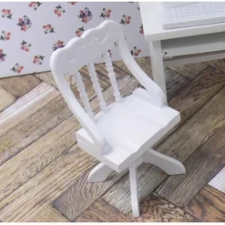 Miniatur Bürostuhl Schreibtischstuhl – Wichtelbüro Deko & Home Office Basteln