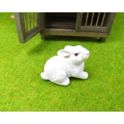 Miniatur Hase ohne Hasenstall – Osterdeko & Bastelzubehör für Feengarten