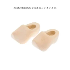 Miniatur Holzschuhe | Wichtel Zubehör | Wichteltür