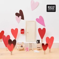 Miniatur Kuchen Herz | Zubehör Wichteltür