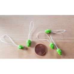 Miniatur Ostereier zum Hängen – handmodelliert für Puppenstube 1:12, Wichtel & Puppenhaus Deko