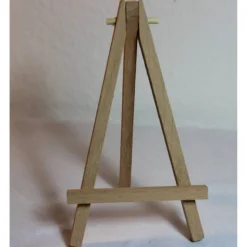 Minibild FROHE WEIHNACHTEN Minibild, kleine Weihnachtsdeko mit Rentierkopf aus Holz Blatt aus Styropor