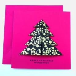 Minimalistische Weihnachtskarte - Weihnachtsbaum