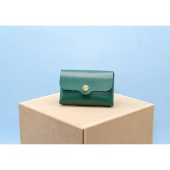 Minimalistischer Leder Geldbeutel (für Herren / Damen). Schlanke Herren Brieftasche. Geschenk für ihn.