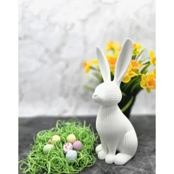 Minimalistischer Osterhase als Osterdekoidee