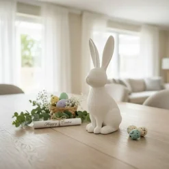 Minimalistischer Osterhase als Osterdekoidee