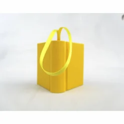 Mini-Notizbuch, Dekoration, gelb, Minibuch, handgefertigt