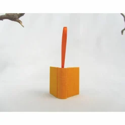 Mini-Notizbuch, Dekoration, sonnenschein-gelb, Minibuch, handgefertigt