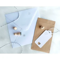 Ministempelset Halloween | 3 Stempel mit 12mm Durchmesser | Holzstempel Halloween / Allerheiligen | Spinnennetz Hexenhut