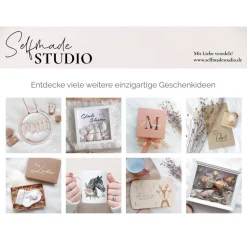 Ministempelset Ostereier gezeichnet | 3 Stempel mit 12mm Durchmesser | Holzstempel Frühling / Ostern