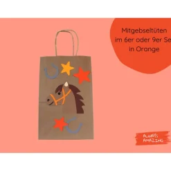 Mitgebseltüten Pferd Bastelset | Pferde basteln | Geschenktüten basteln | Pferde Kindergeburtstag | Pferdeparty