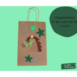 Mitgebseltüten Pferd Bastelset | Pferde basteln | Geschenktüten basteln | Pferde Kindergeburtstag | Pferdeparty