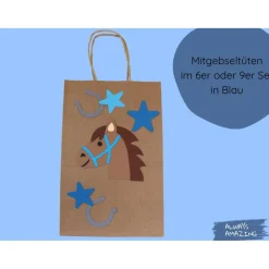 Mitgebseltüten Pferd Bastelset | Pferde basteln | Geschenktüten basteln | Pferde Kindergeburtstag | Pferdeparty