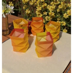 Mittelgroße Laterne Windlicht – Handgefertigt nach Waldorf Art für den Jahreszeitentisch