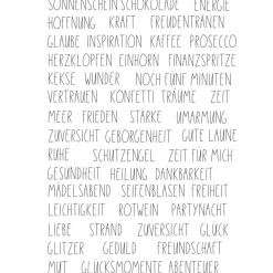 Mix & Match | Geschenkset mit 3 Kerzen | Kerzenfarbe + Wörter sind frei auswählbar | Kerzenset mit schwarzer Schrift