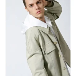 MÄNNER KAPUZENHEMD mit Siebdruck in verschiedenen Farben