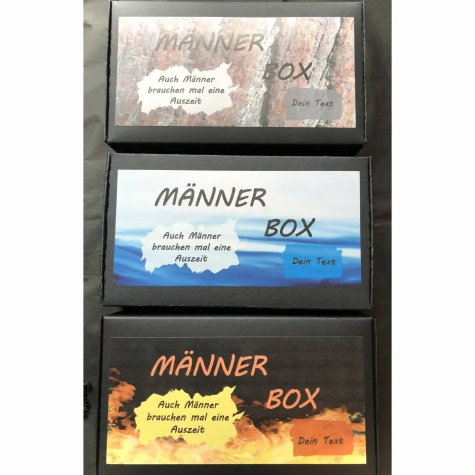 Männerbox, Geburtstagsgeschenk, Dankeschön, Wellnessbox, 3 Varianten, fertig befüllt