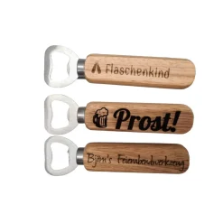 Männergeschenk Gutschein personalisierter Flaschenöffner Kerze Reagenzglas als Wunscherfüller